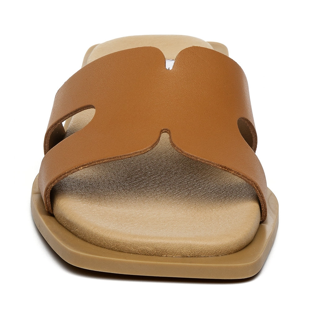 Steve Madden Sofia claquette cognac cuir