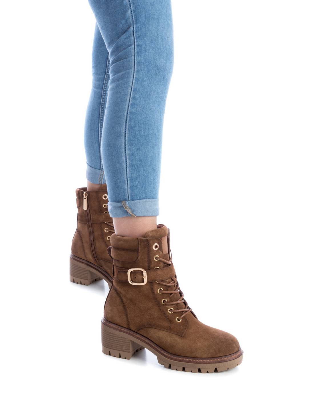 Carmela 16104903 bottine cuir style militaire