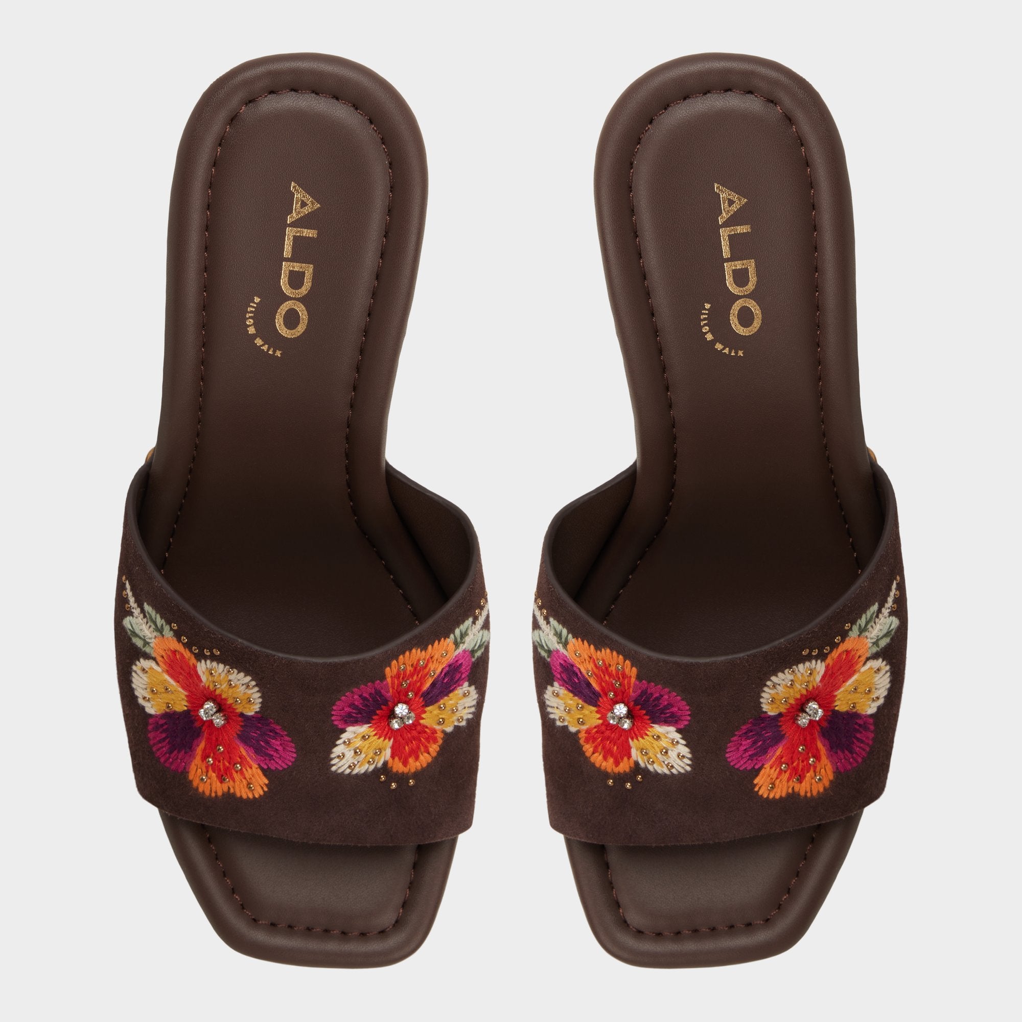 ALDO Grounded bottes compensées marron