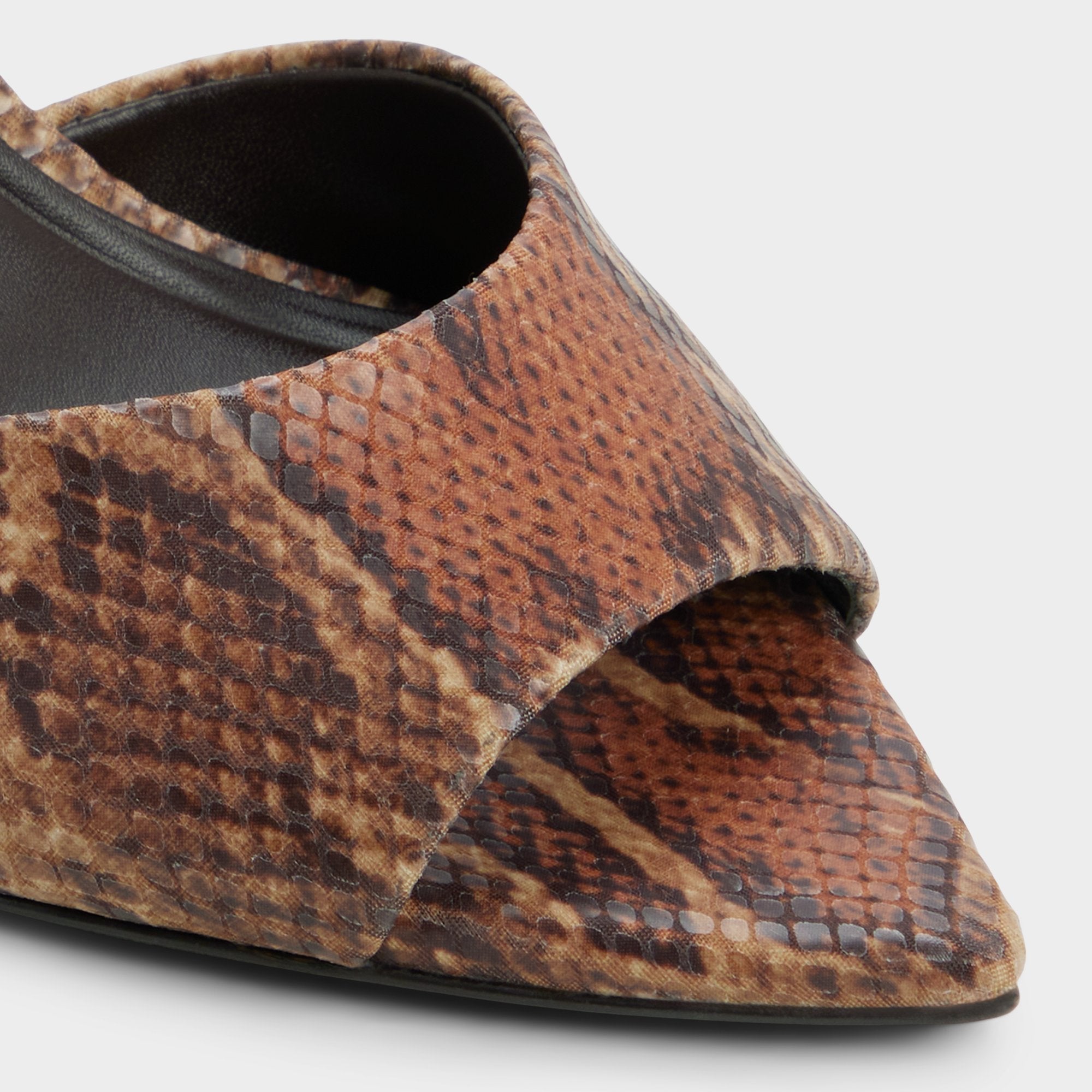 ALDO Anniebrilden sandales talon effet serpent