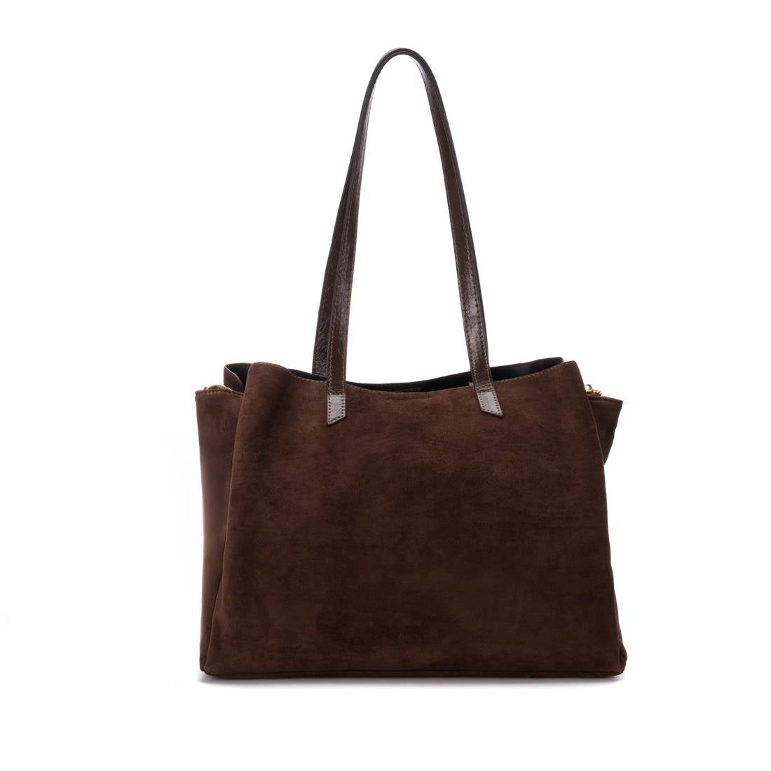 Carmela 18618302 sac textile camel épaule zippé 27x37