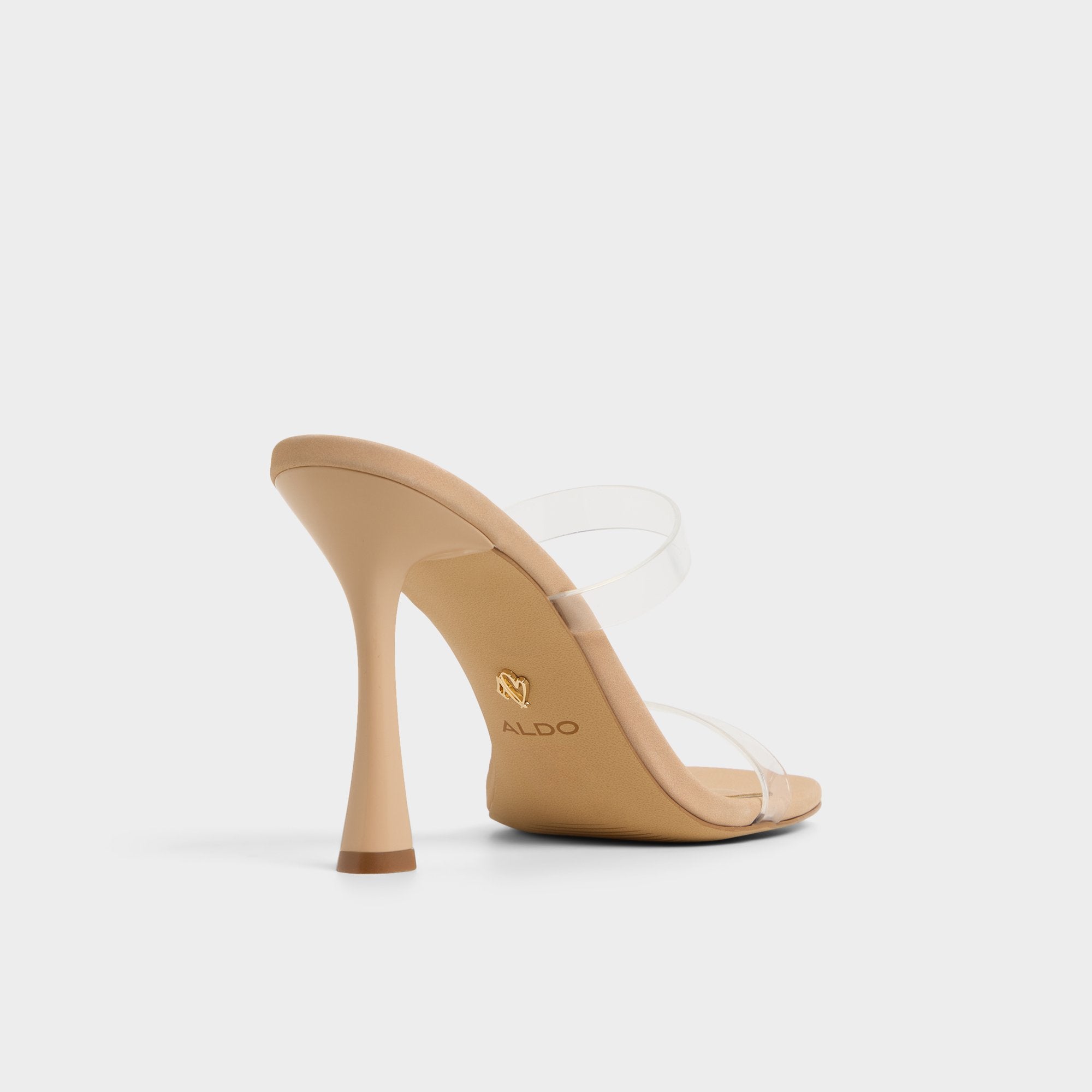 ALDO Evalina mules à talons brides transparentes