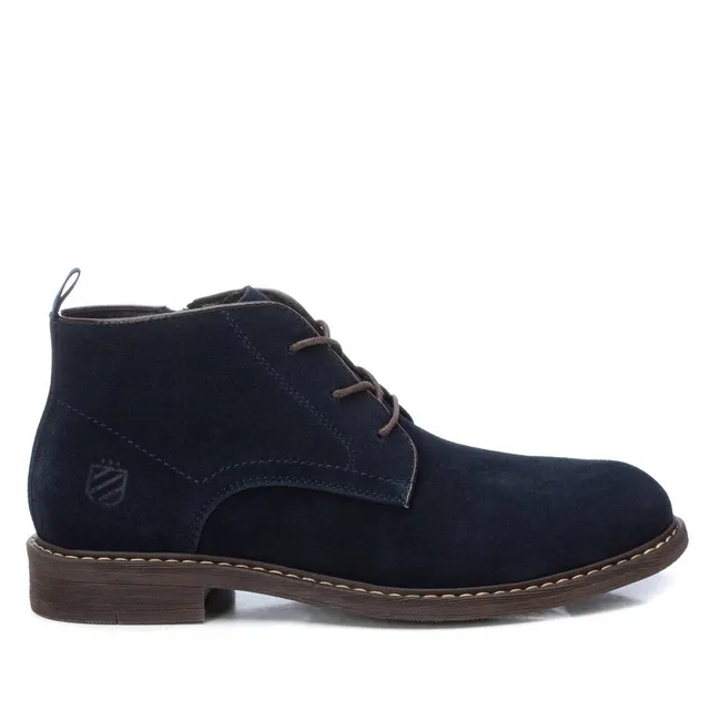 Carmela 16193902 bottine homme bleu cuir véritable