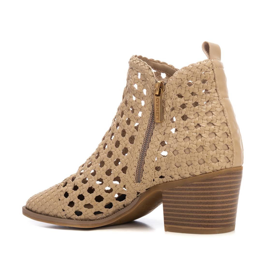 Carmela 16234402 bottines femme beige cuir