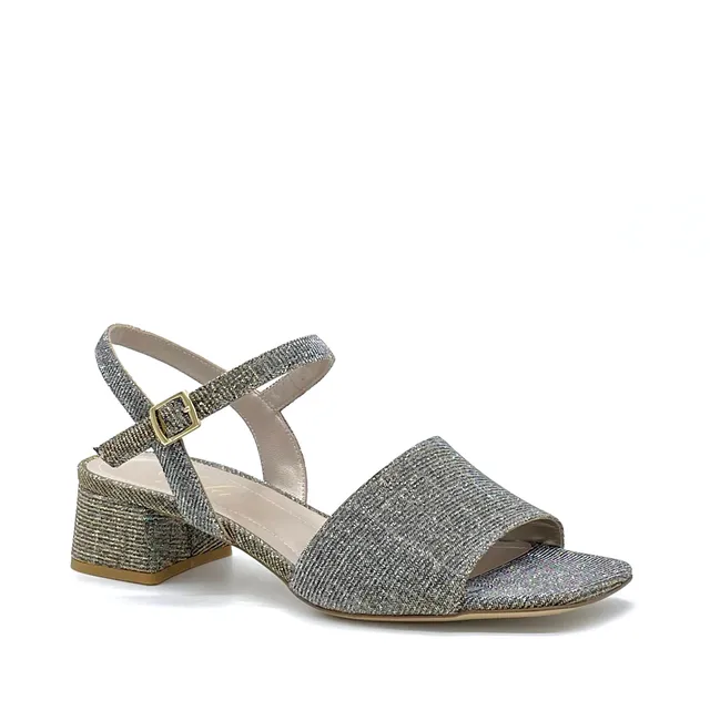 ELATA 13141 sandale bronze laminé talon 3,5