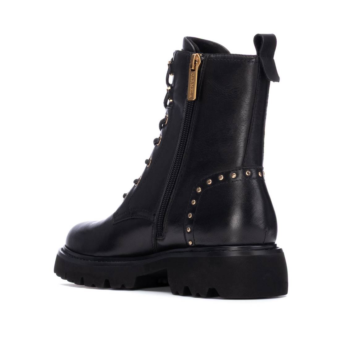 Carmela 16269002 bottine cuir noir à talon