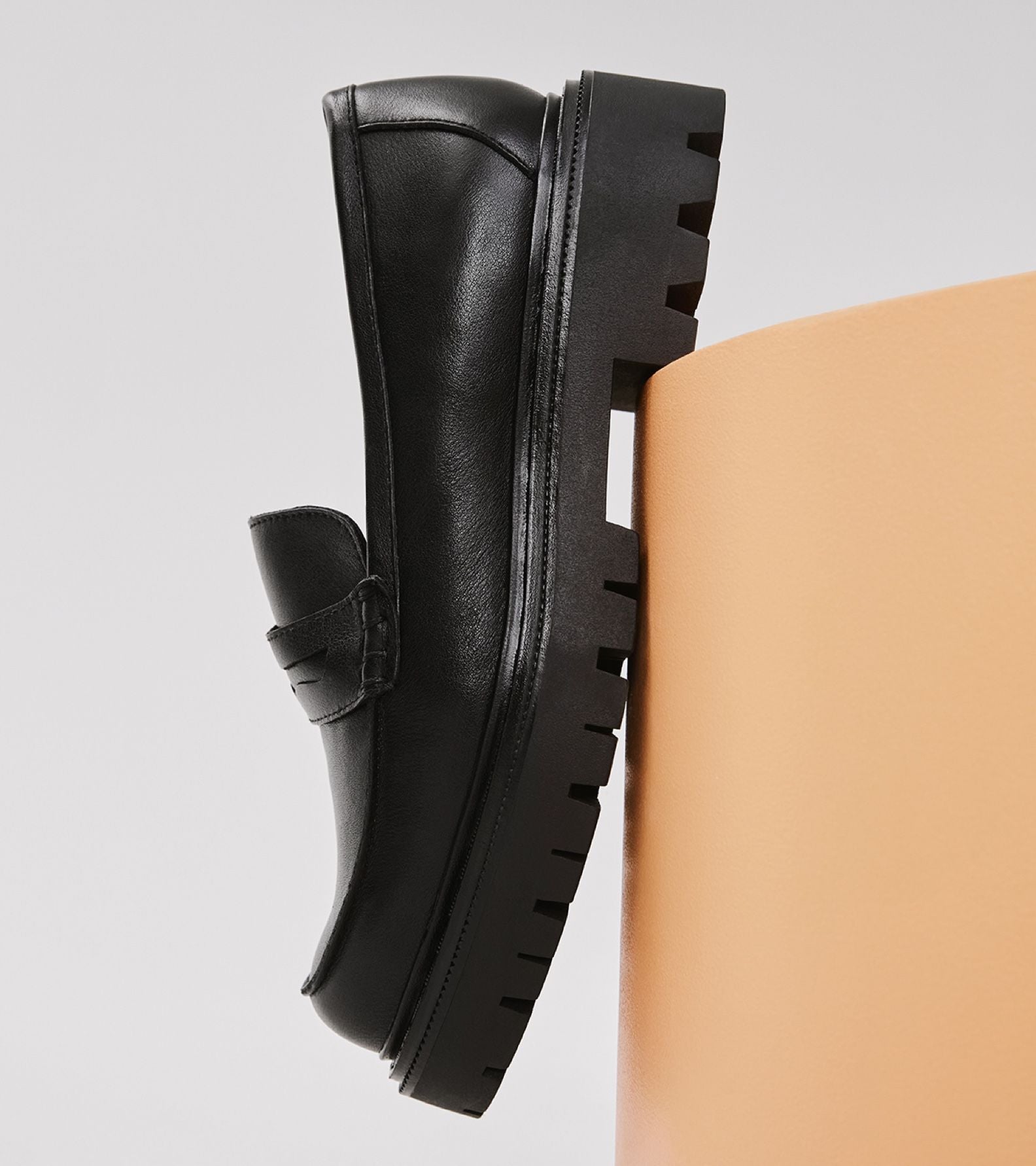 ALDO Bigstrut mocassins talon femme crantés