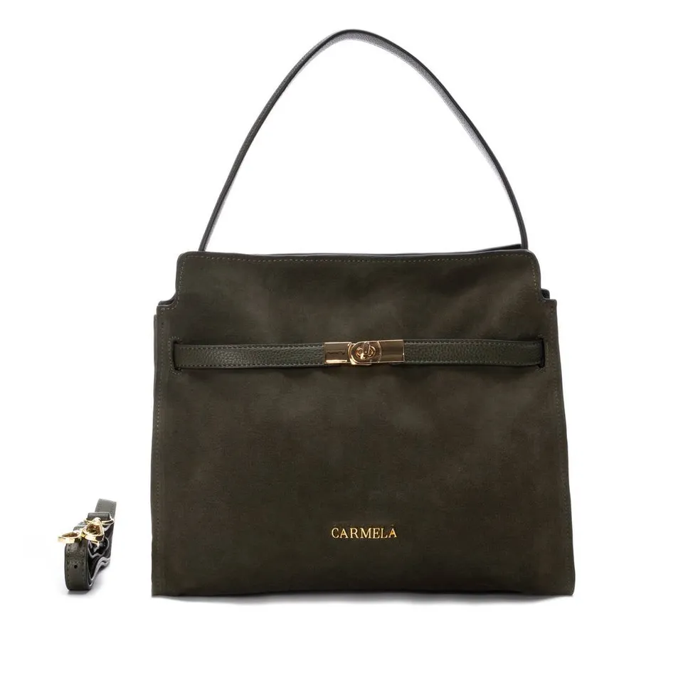Carmela 18616801 sac cuir kaki taille unique