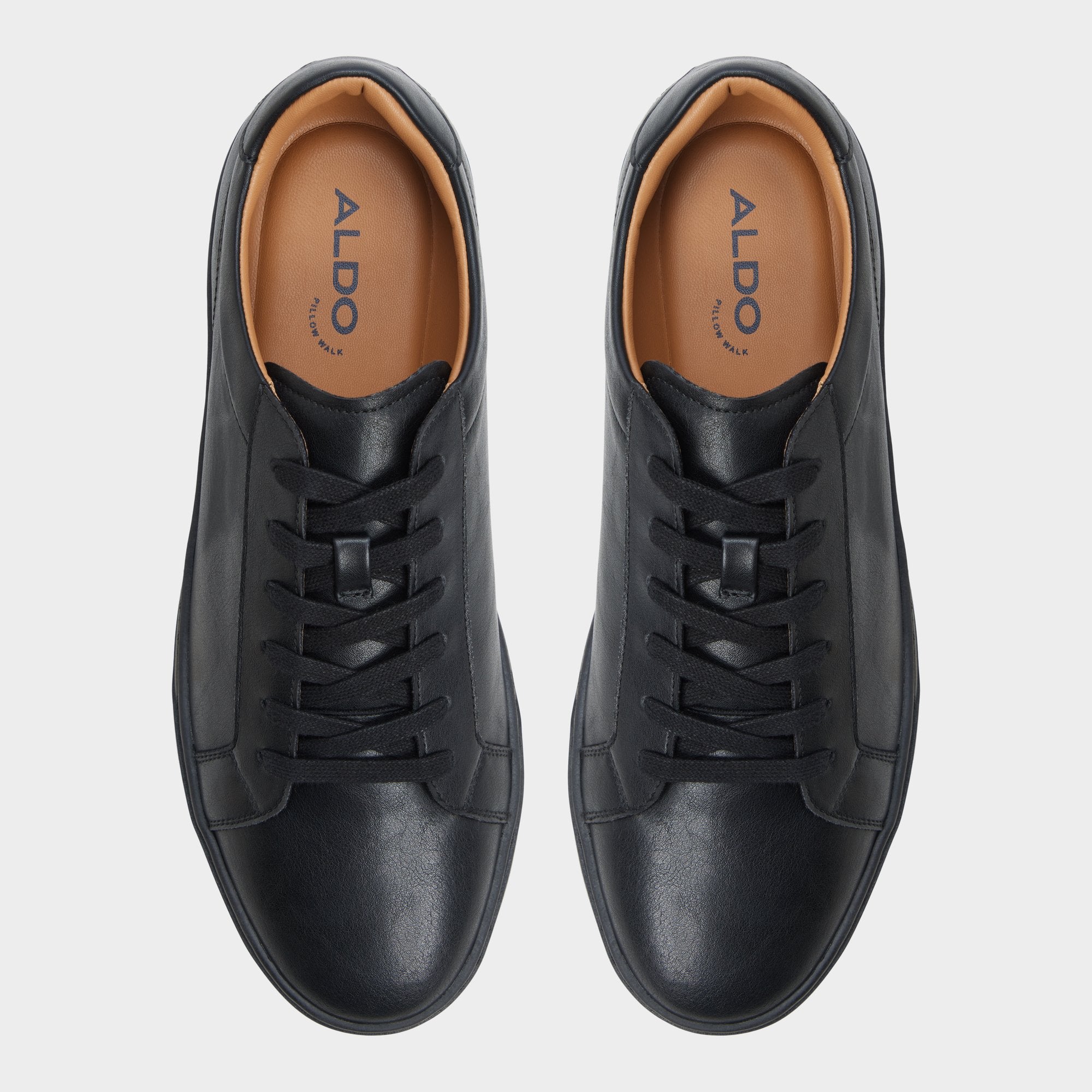 ALDO Fillip baskets basses noires cuir