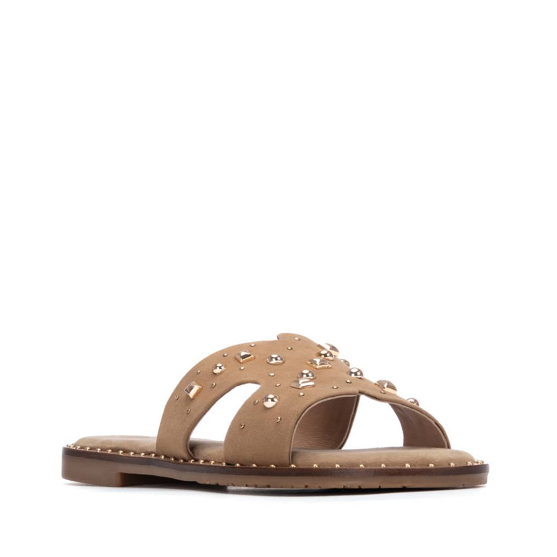 Carmela 16305703 sandale cuir beige cloutée
