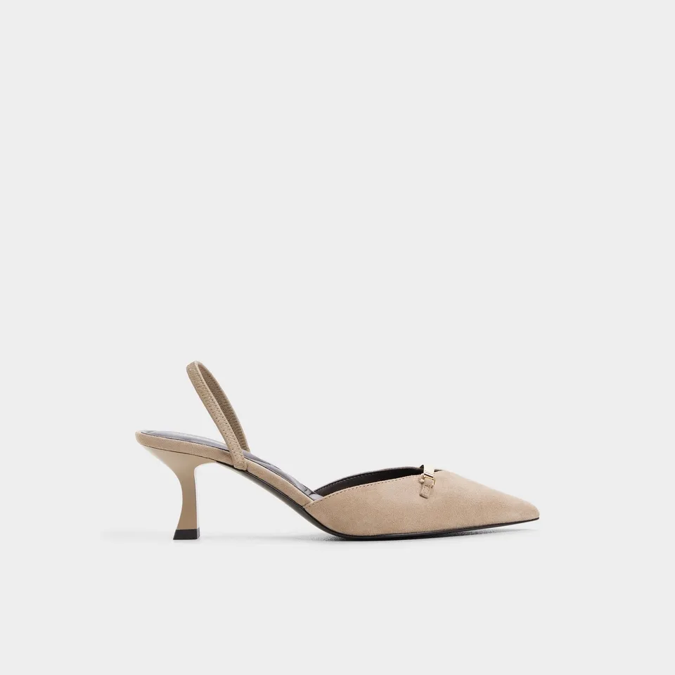 ALDO Nailah escarpins suède beige talon kitten