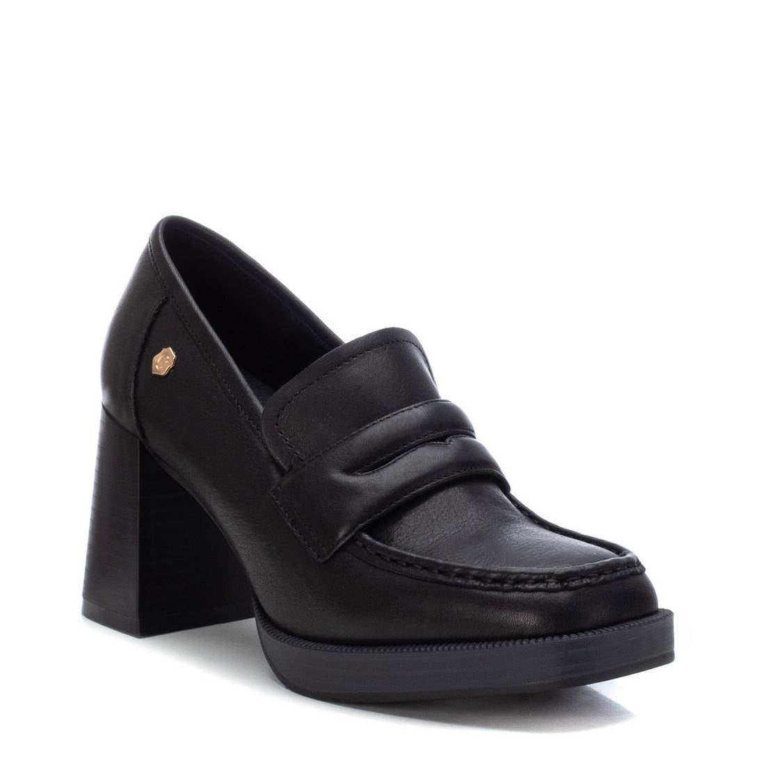 Carmela 16121803 mocassins cuir noir talon 8cm