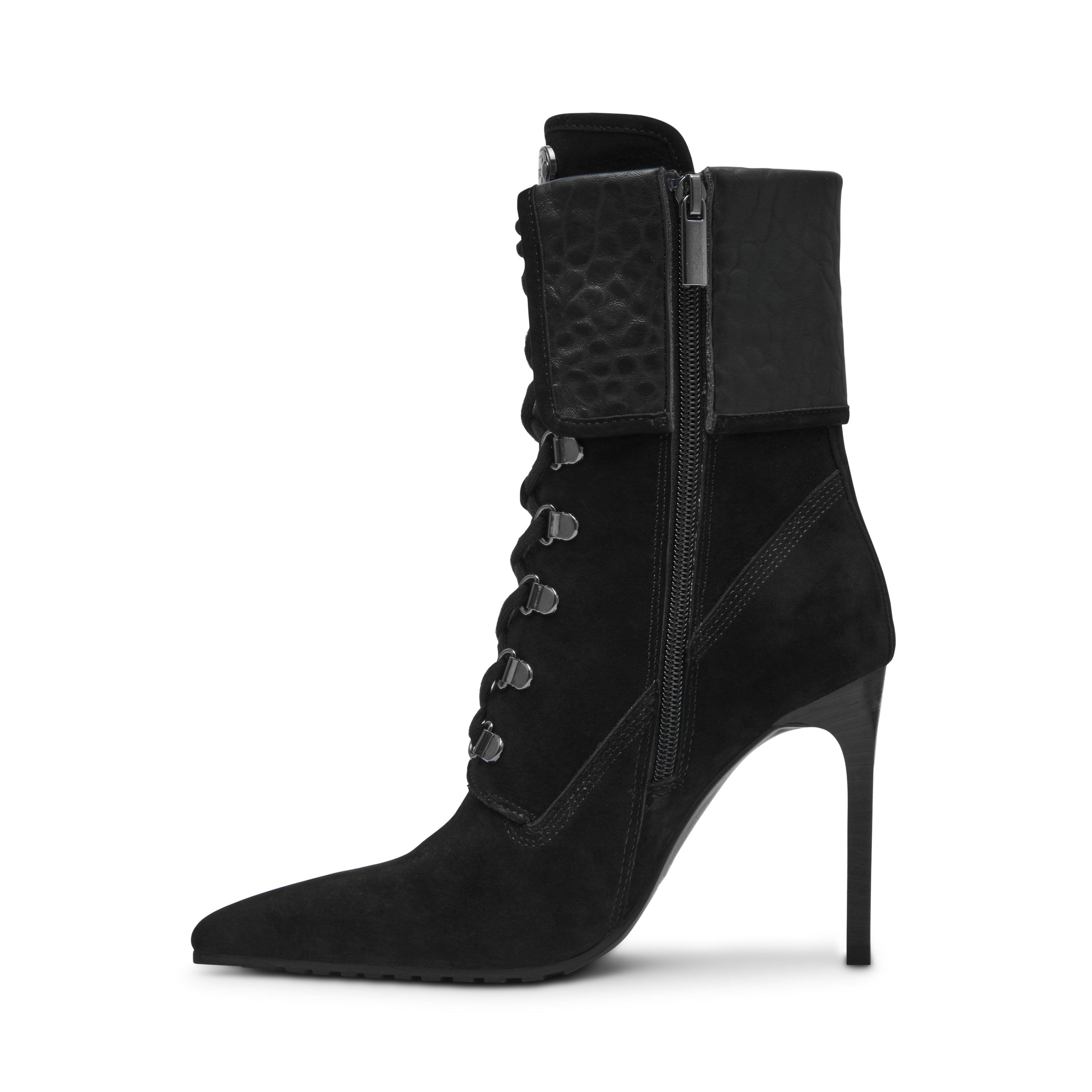 Steve Madden Morals bottines noir nubuck talon