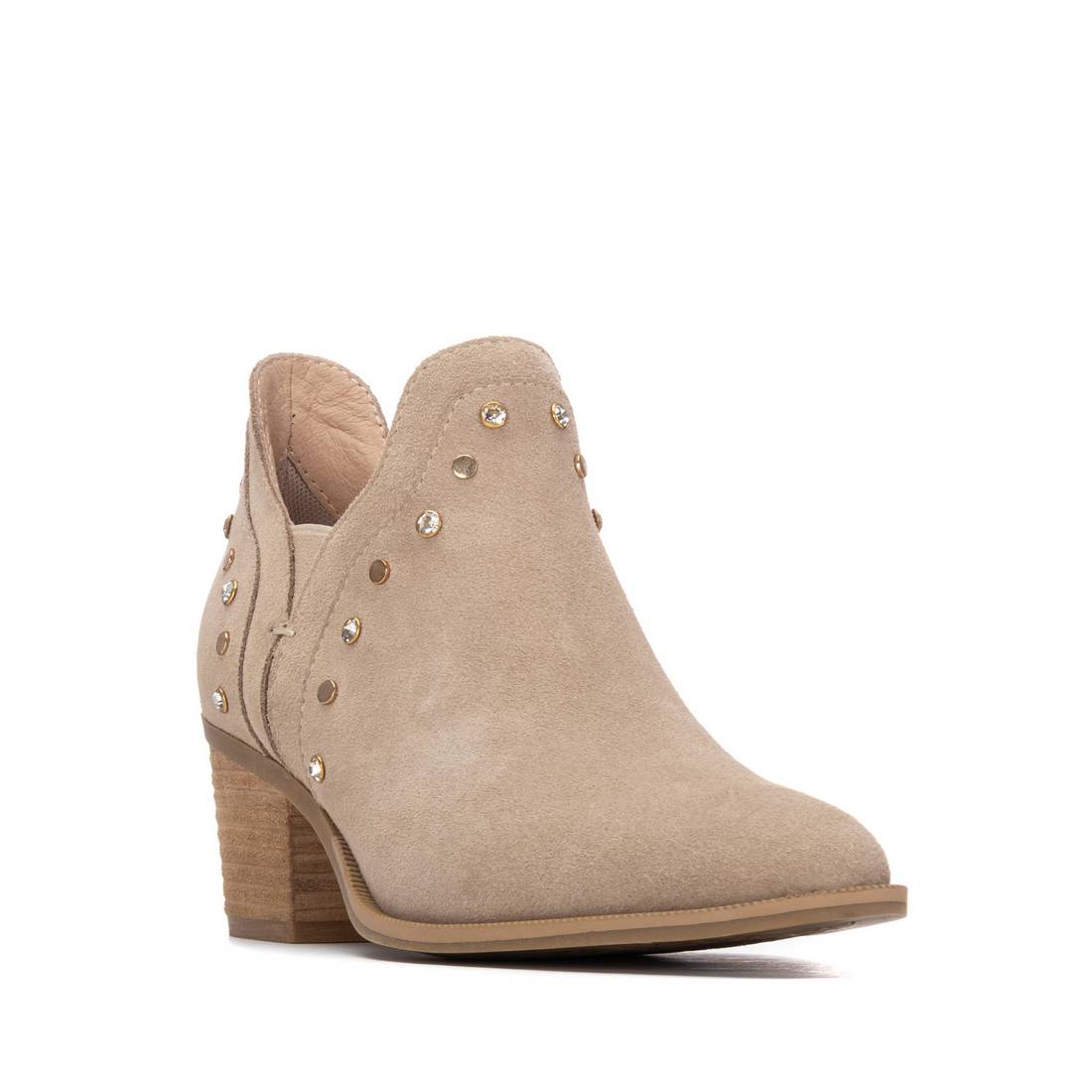 Carmela 16314701 bottine talon beige élastique