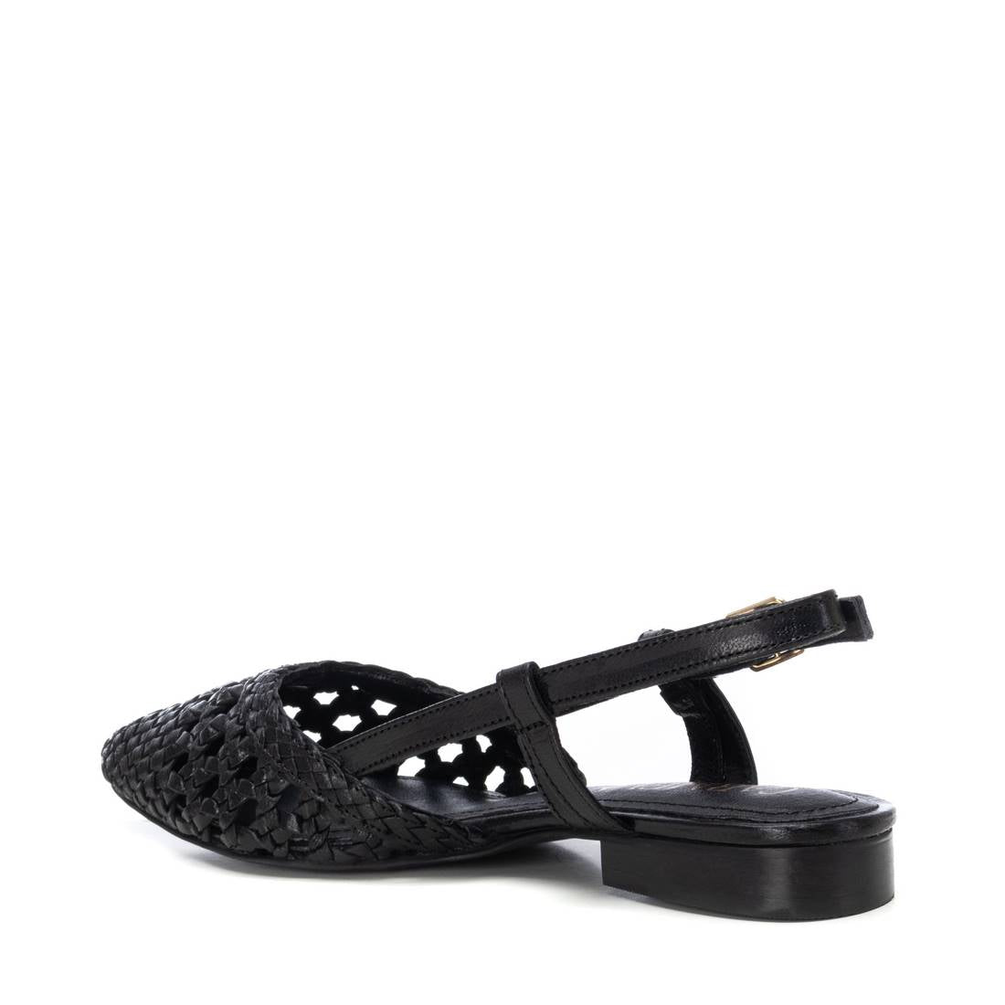 Carmela 16241203 ballerines cuir noir bride cheville