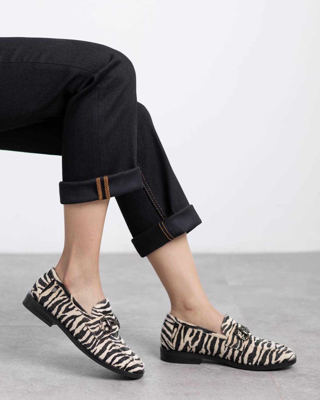 Carmela 16269701 mocassins zèbre chaîne