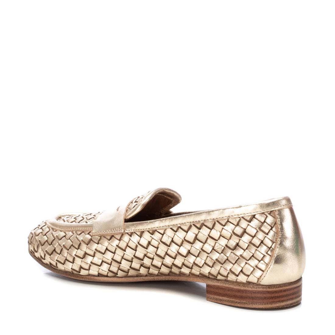 Carmela 16130201 mocassin cuir doré tressé