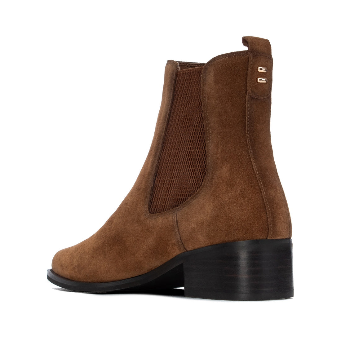 Carmela 16414303 bottines camel cuir talon bas