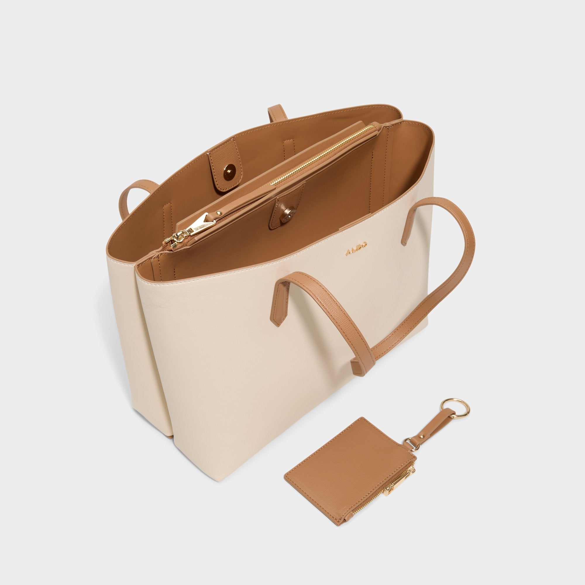 ALDO Ysabelle tote bicolore avec pochette