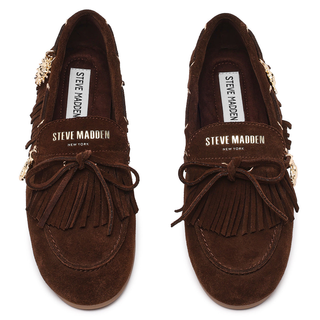 Steve Madden Rascals mocassins daim marron plat
