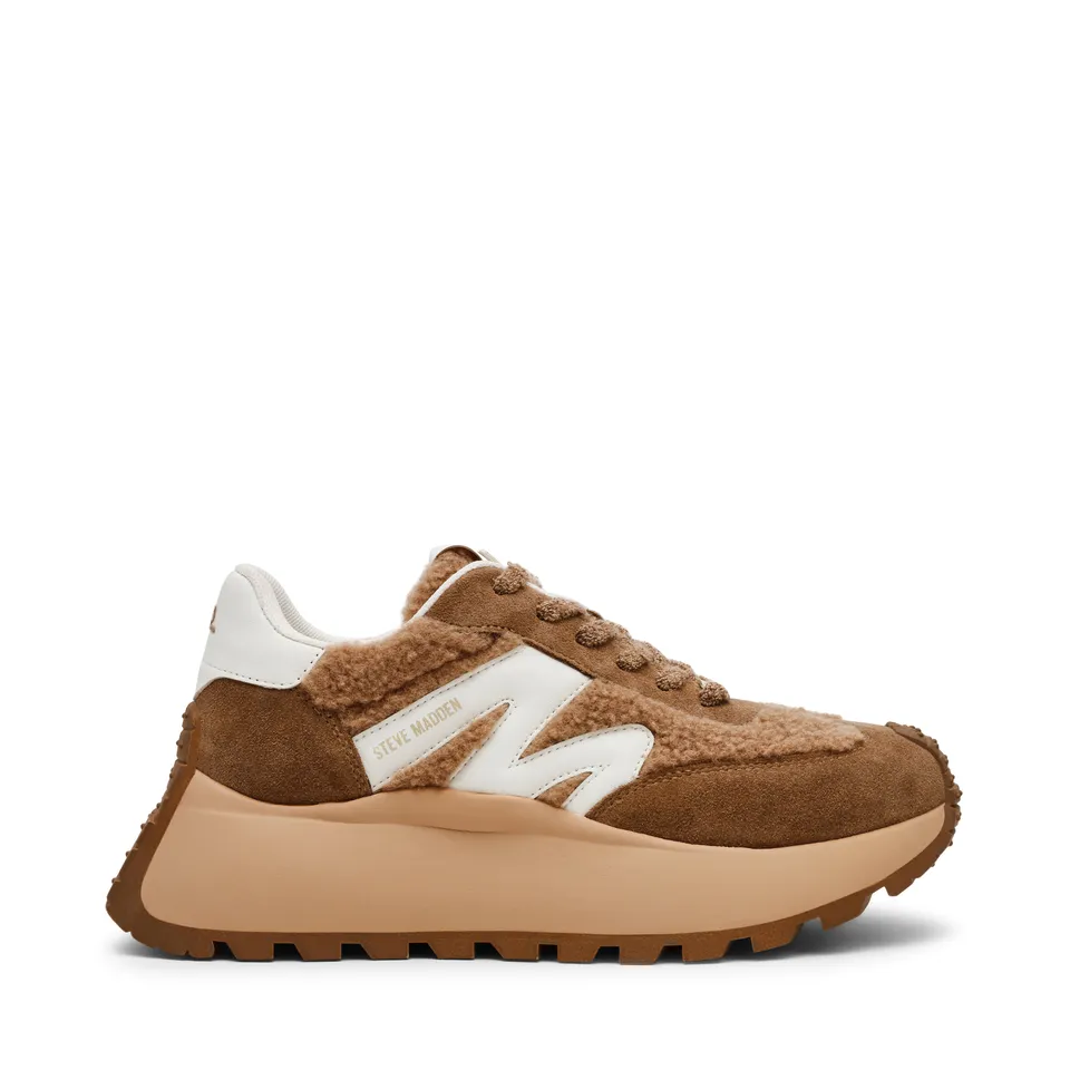 Steve Madden Supercampo-F baskets chestnut basses