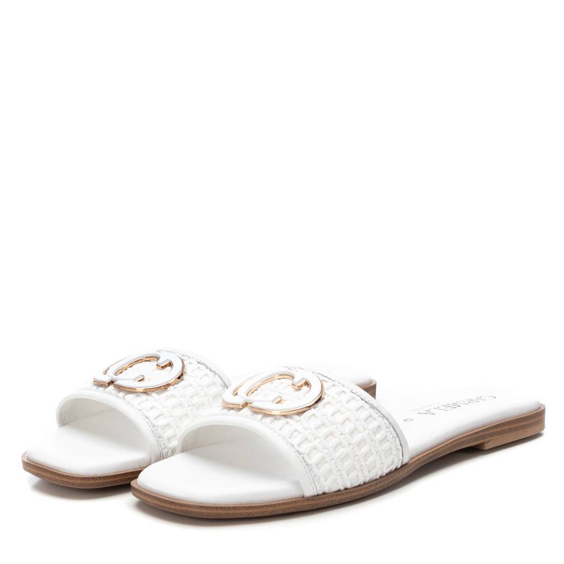 Carmela 16219306 sandales femme plates blanches