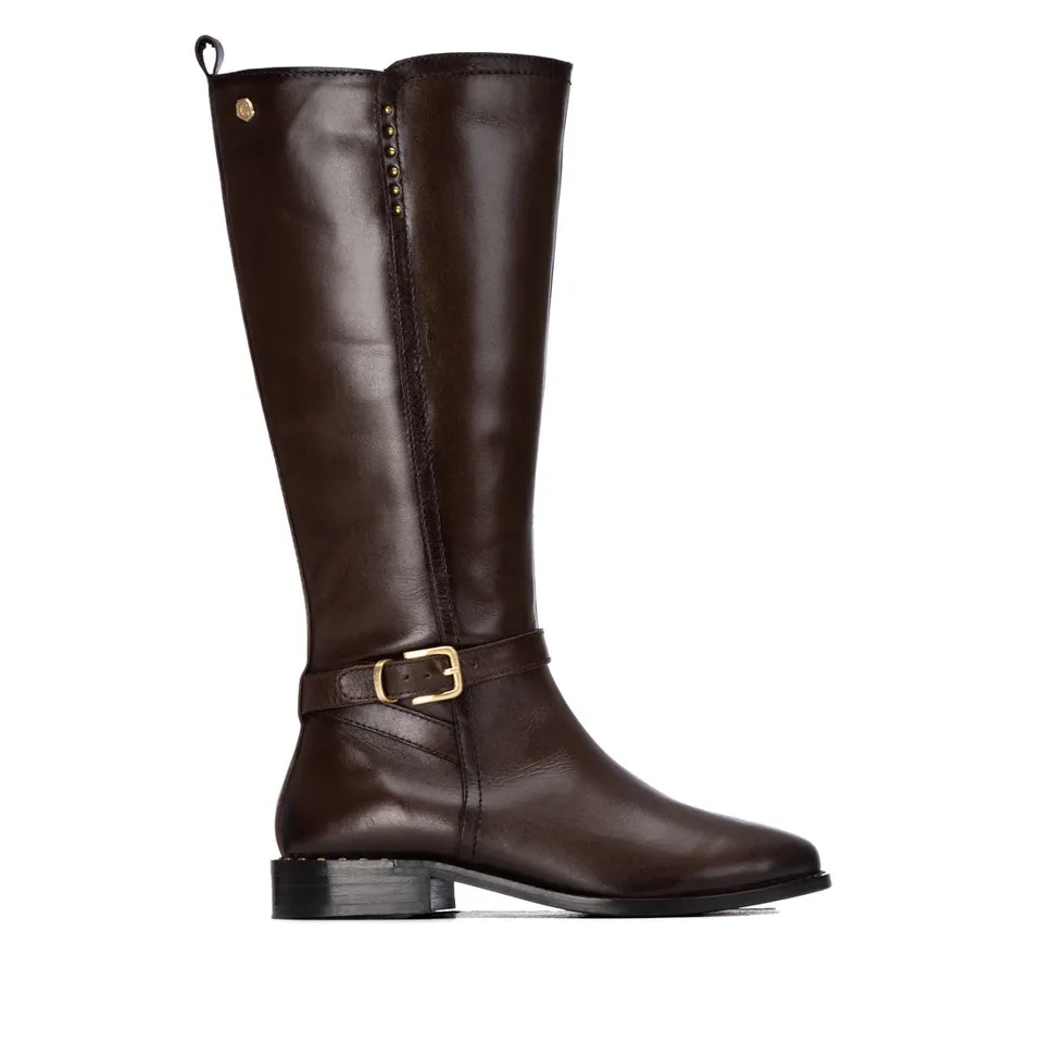 Carmela 16412402 botte femme marron cuir à zip