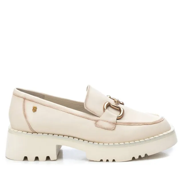 Carmela 16116302 mocassin femme blanc cuir