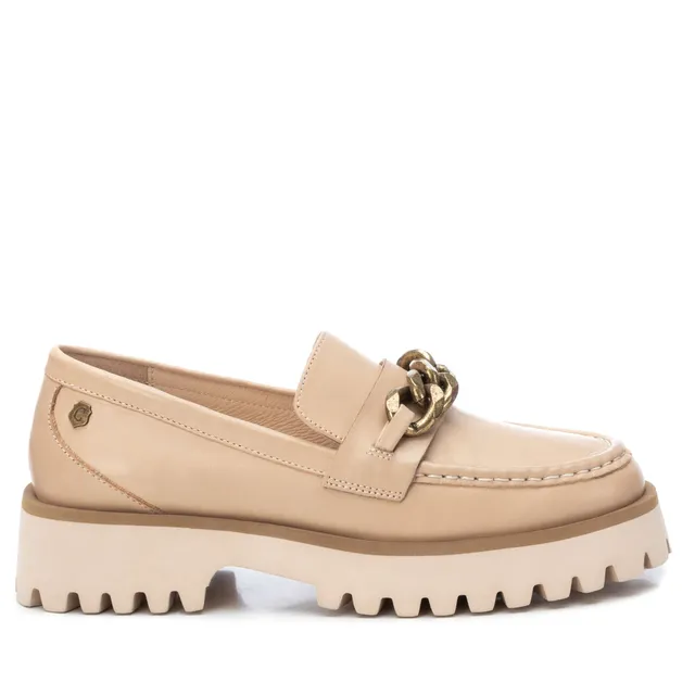 Carmela 16035803 mocassins marron chaîne cuir