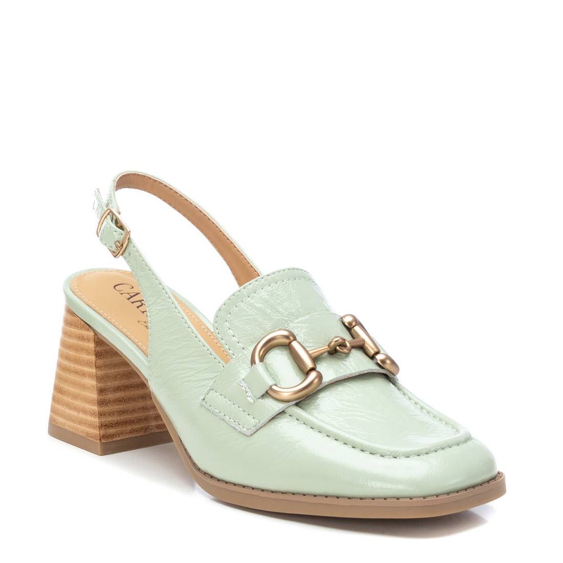 Carmela 16144601 escarpins femme vert cuir verni