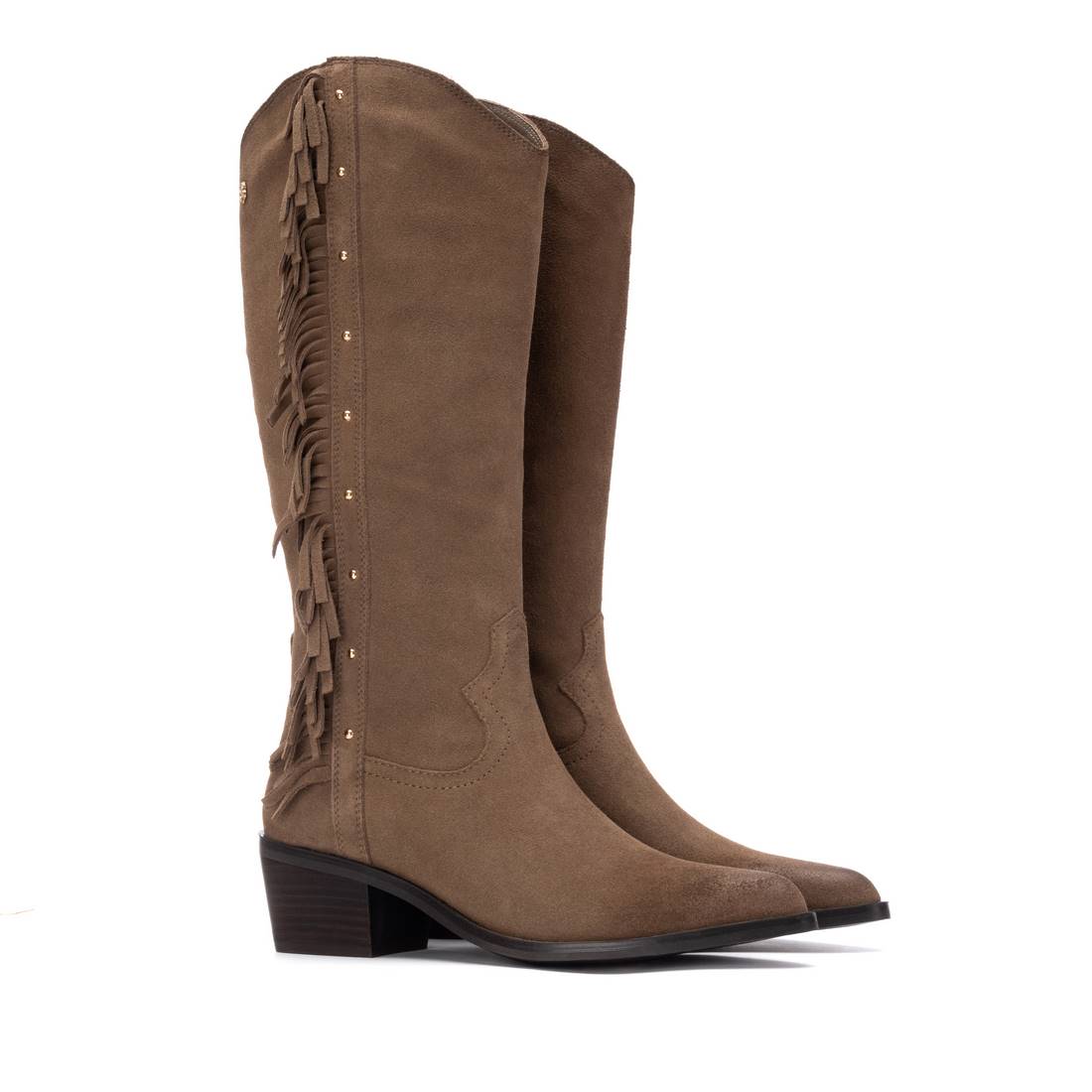 Carmela 16266402 botte cuir taupe talon 35-41