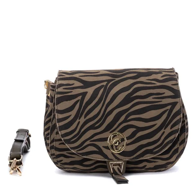 Carmela 18618801 sac bandouliere cuir kaki