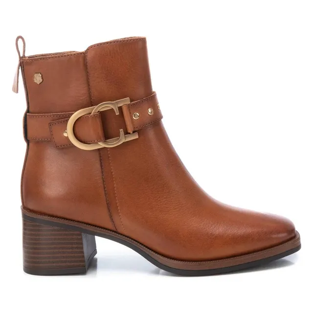 Carmela 16199901 bottines cuir marron talon 7 cm
