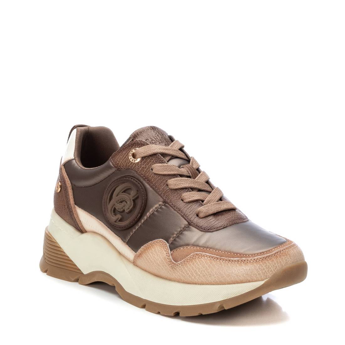 Carmela 16092802 basket cuir marron semelle épaisse
