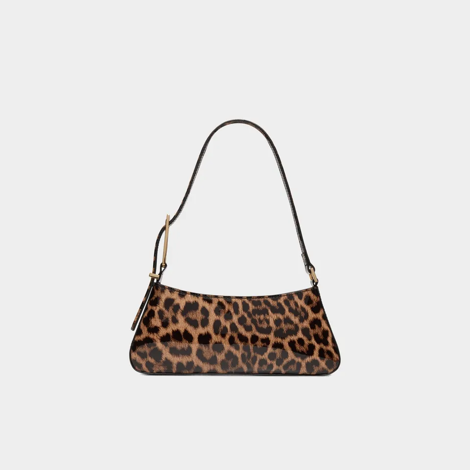 ALDO Jabellee sac baguette léopard doré