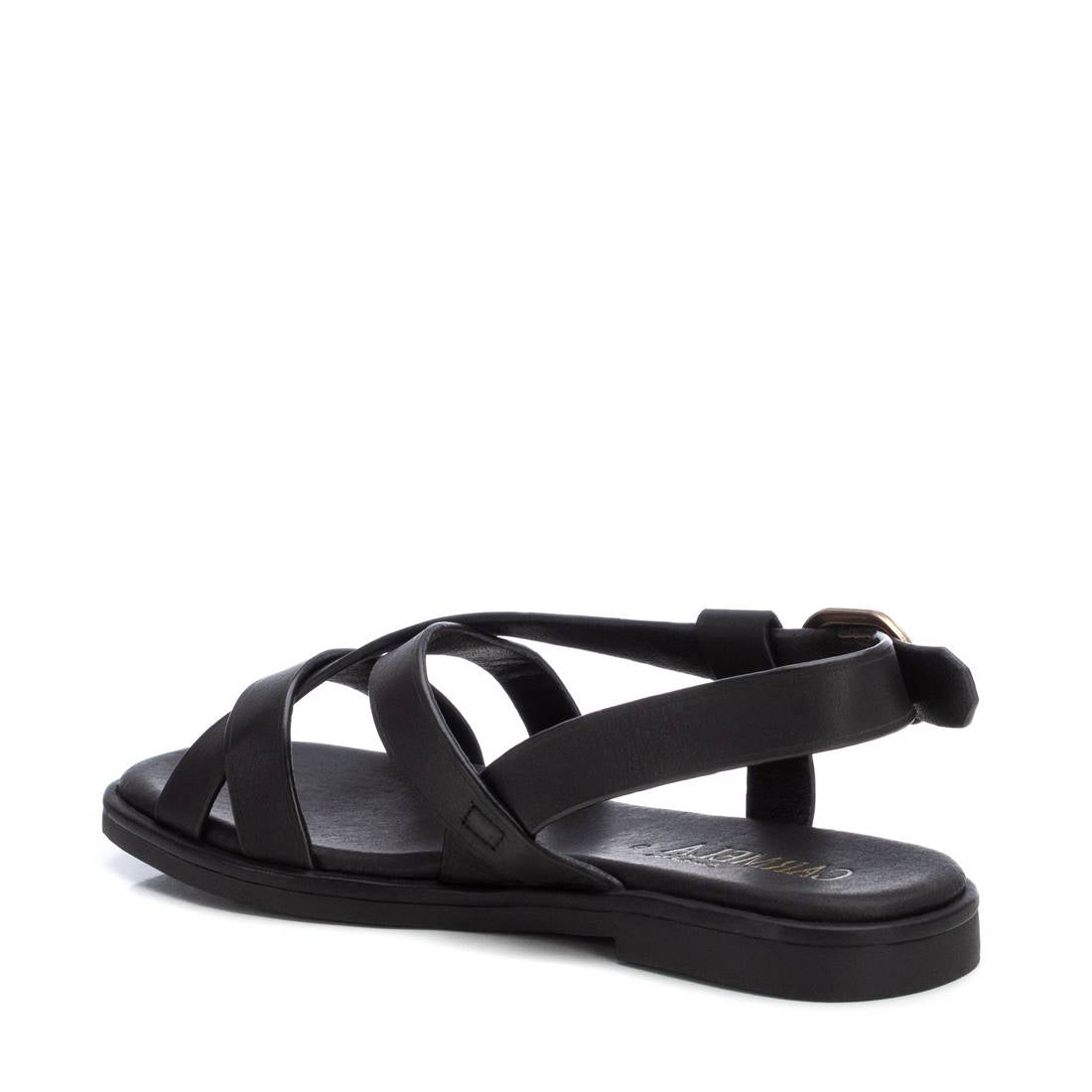 Carmela 16139904 sandale cuir noir à bride