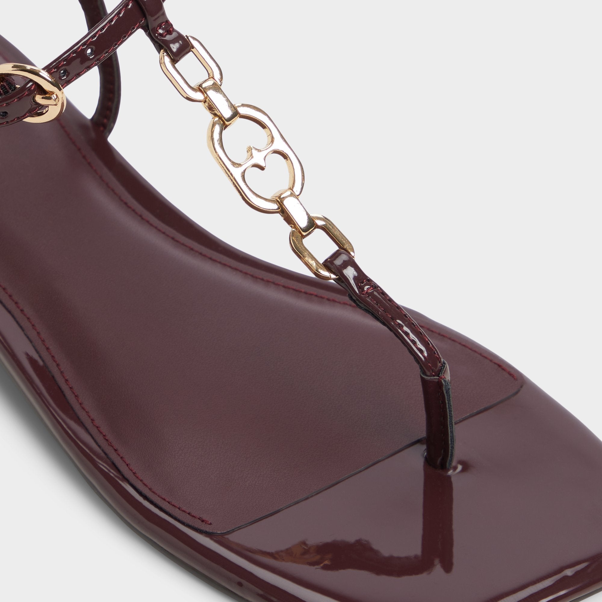 ALDO Lorenza bottes bordeaux talon plat femme