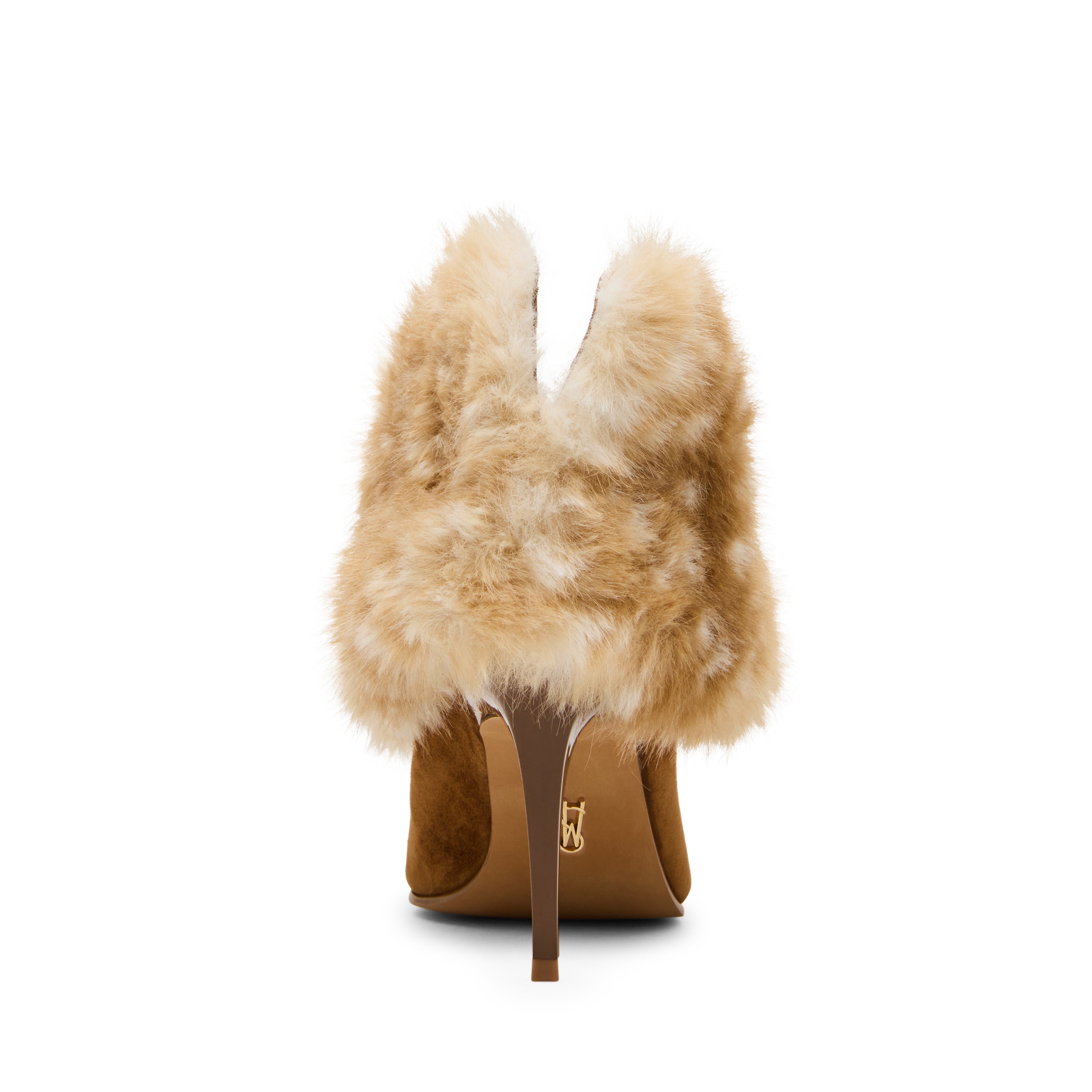 Steve Madden Enella-FUR bottines beige fourrure 8,5 cm