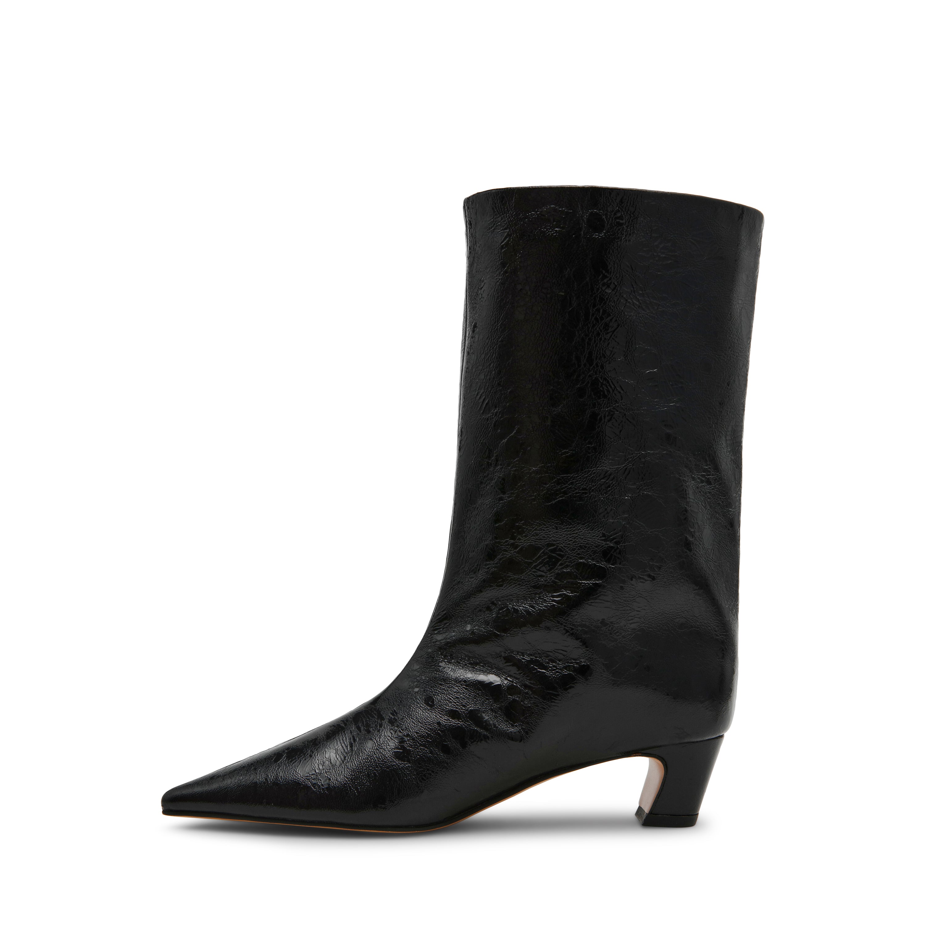 Steve Madden Lytton bottines cuir noir talon 4 cm