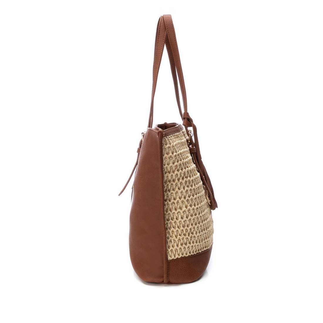 Carmela 18613002 sac épaule femme rafia beige
