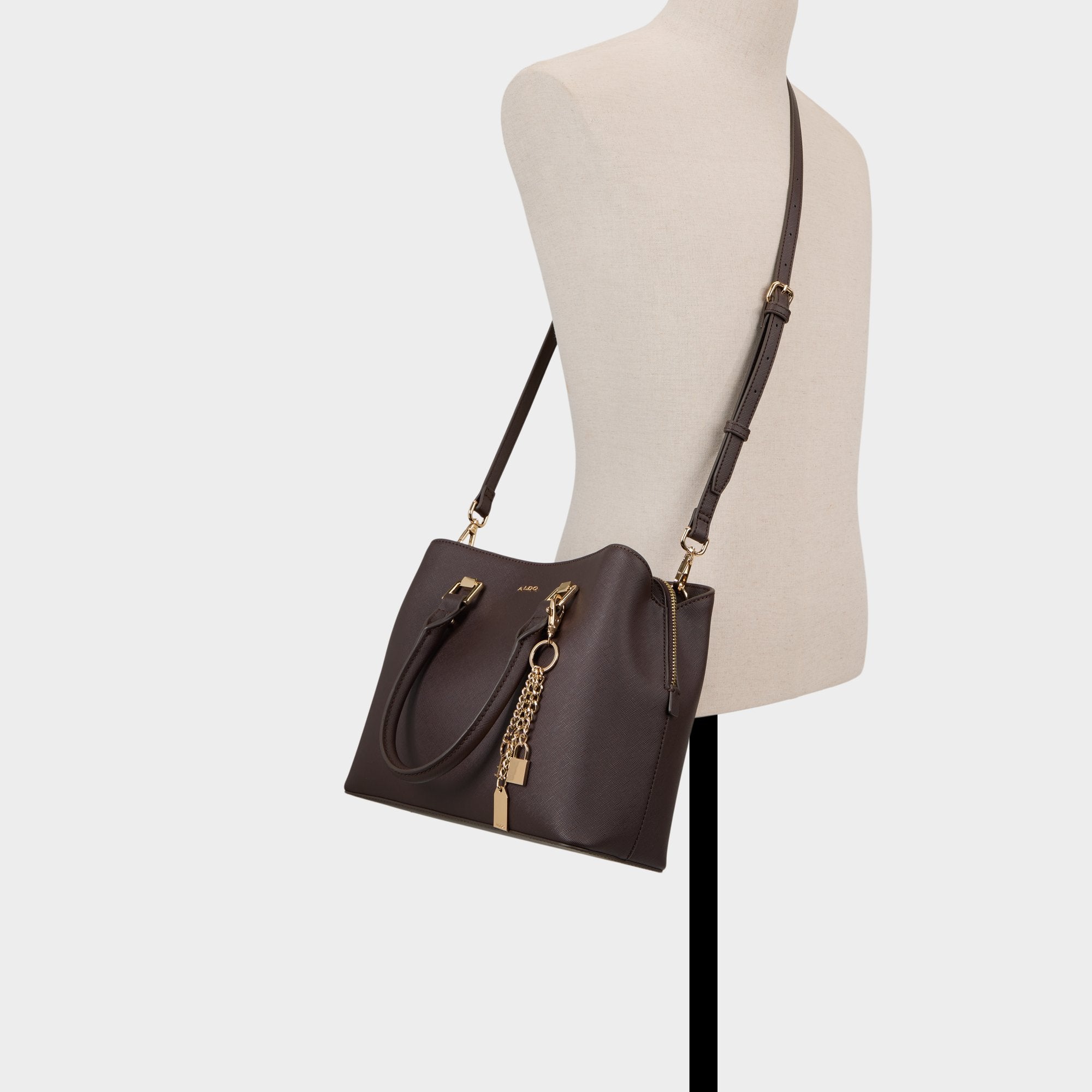 ALDO Legoiri sac bandoulière femme marron rigide