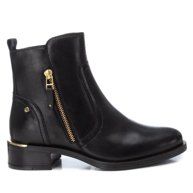 Carmela 16201702 bottine cuir noir talon 4 cm