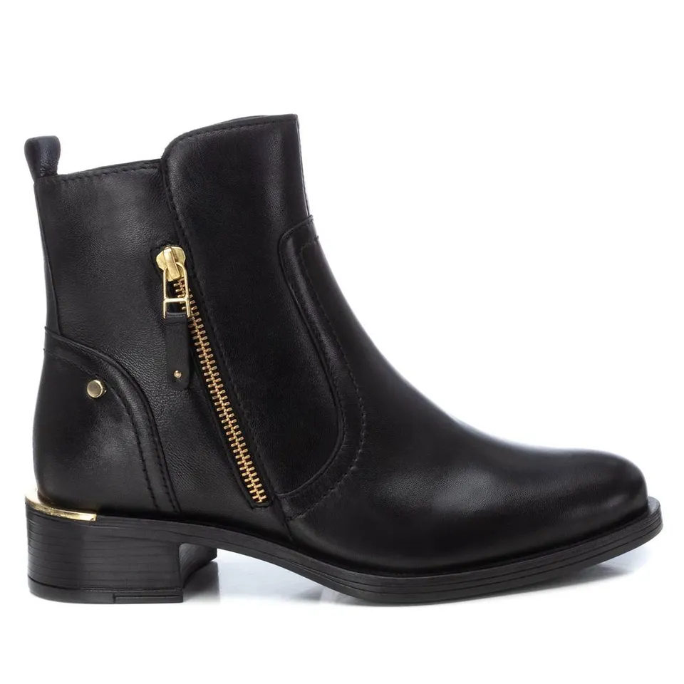 Carmela 16201702 bottine cuir noir talon 4 cm