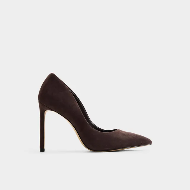 ALDO Stessy 2.0 escarpins daim marron bout pointu