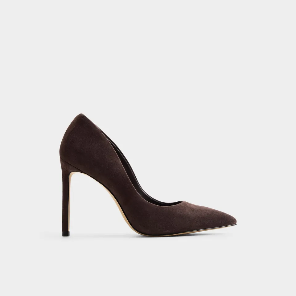 ALDO Stessy 2.0 escarpins daim marron bout pointu