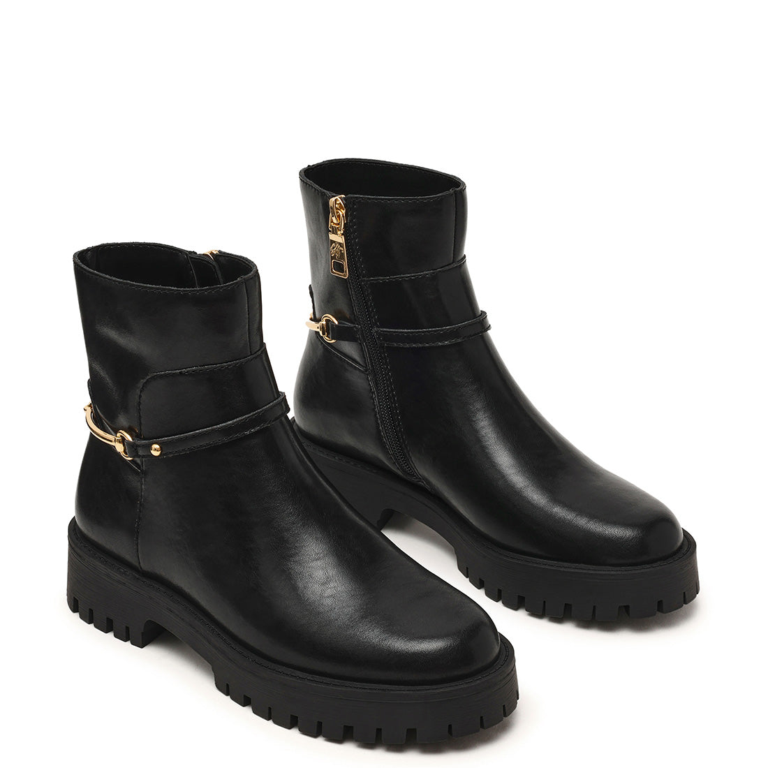 Steve Madden Last Call bottines cuir noir talon 3,5 cm