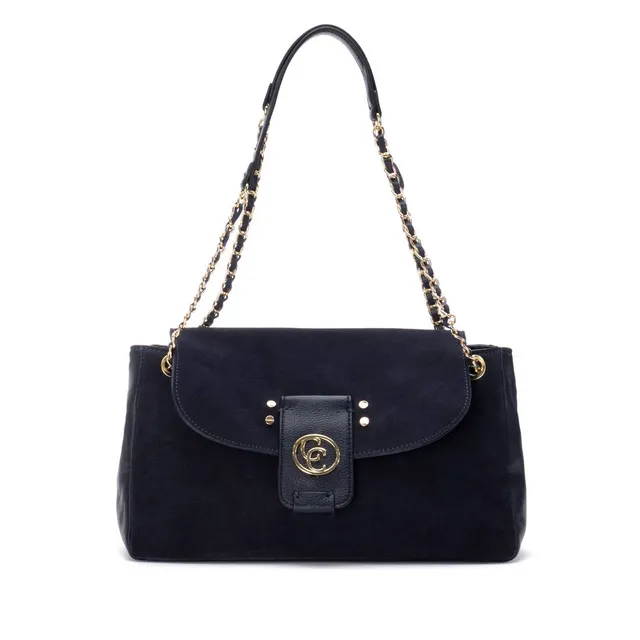 Carmela 18616001 sac femme bleu marine cuir