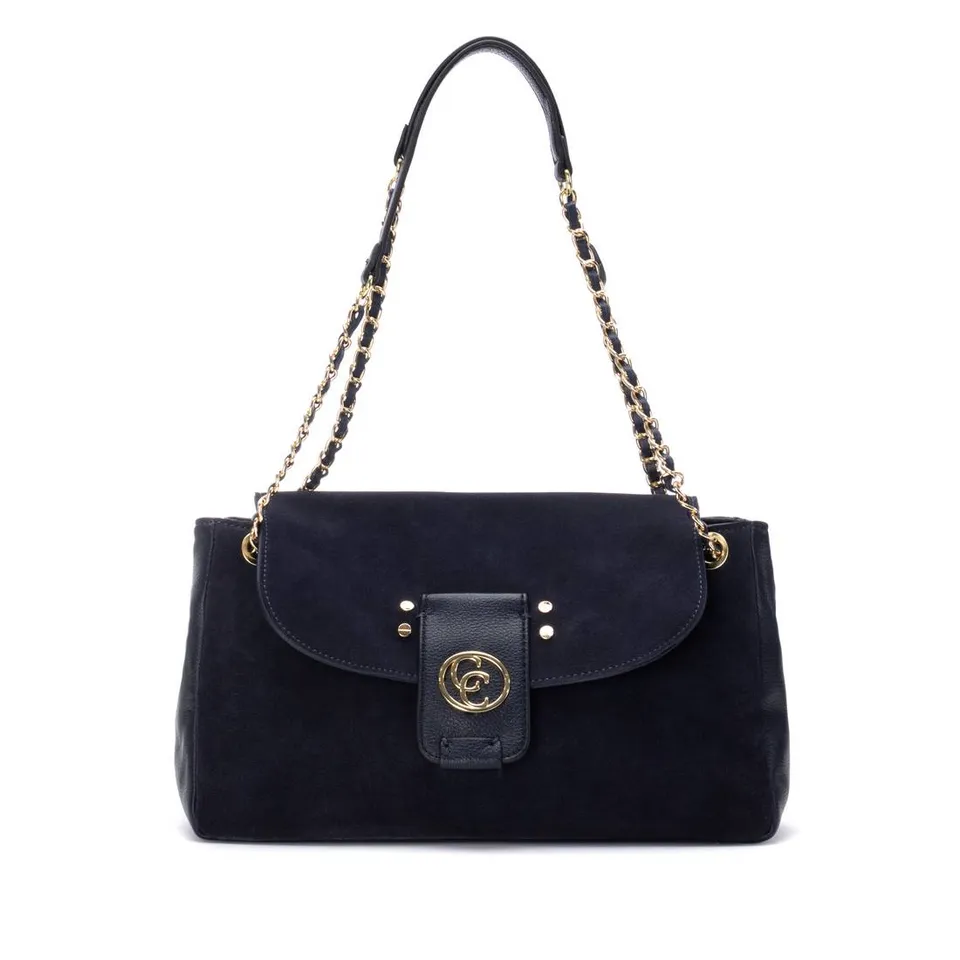 Carmela 18616001 sac femme bleu marine cuir