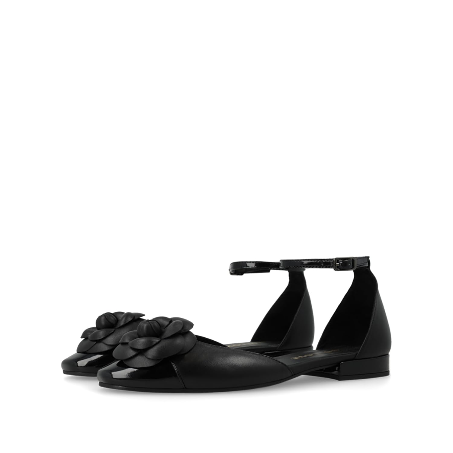 LODI AMB5304 ballerines noires cuir véritable