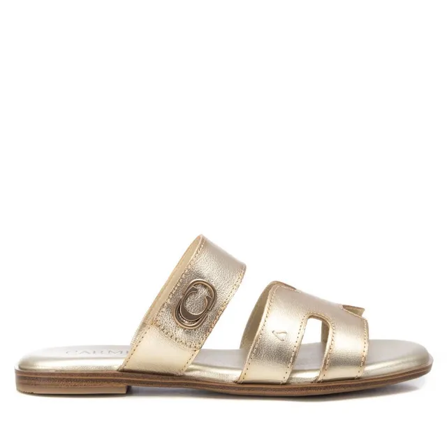 Carmela 16236406 sandales femme doré cuir plat